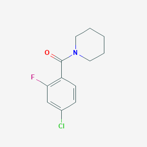 1-(4-Chloro-2-fluorobenzoyl)piperidine