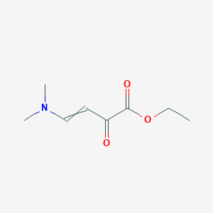 molecular formula C8H13NO3 B7891994 4-Dimethylamino-2-oxo-but-3-enoic acid ethyl ester 