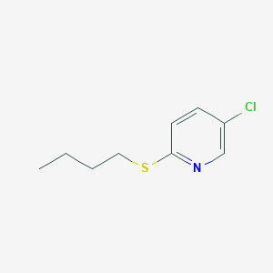molecular formula C9H12ClNS B7892006 2-(Butylsulfanyl)-5-chloropyridine 