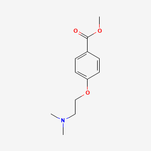 molecular formula C12H17NO3 B7892011 Methyl 4-(2-(dimethylamino)ethoxy)benzoate CAS No. 73119-82-1