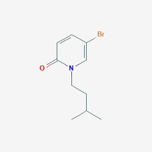 molecular formula C10H14BrNO B7892027 5-bromo-1-isopentylpyridin-2(1H)-one 