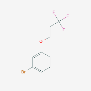 molecular formula C9H8BrF3O B7892117 1-Bromo-3-(3,3,3-trifluoropropoxy)benzene 