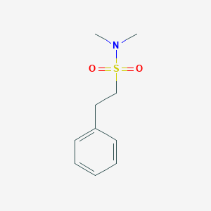 molecular formula C10H15NO2S B7892186 2-Phenyl-N,N-dimethylethanesulfonamide 