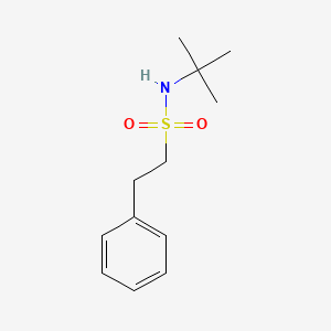 molecular formula C12H19NO2S B7892318 N-tert-butyl-2-phenylethanesulfonamide CAS No. 89557-07-3