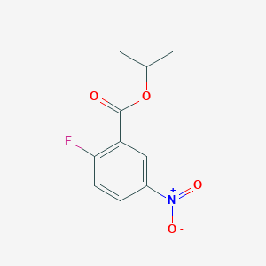 molecular formula C10H10FNO4 B7892342 Isopropyl 2-fluoro-5-nitrobenzoate 