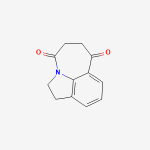 molecular formula C12H11NO2 B7892391 1-Azatricyclo[6.4.1.04,13]trideca-4(13),5,7-triene-9,12-dione 
