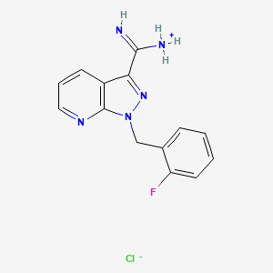 molecular formula C14H13ClFN5 B7892392 CID 11403985 