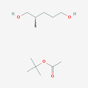 molecular formula C12H26O4 B7892395 tert-butyl acetate;(2S)-2-methylpentane-1,5-diol 