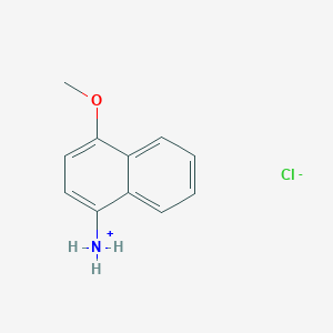 molecular formula C11H12ClNO B7892469 (4-Methoxynaphthalen-1-yl)azanium;chloride 