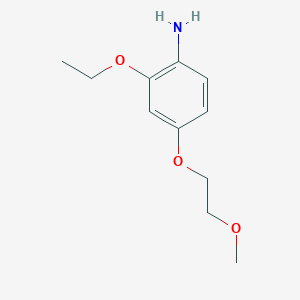 2-Ethoxy-4-(2-methoxyethoxy)aniline