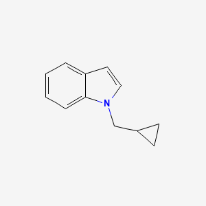 molecular formula C12H13N B7892634 1-(Cyclopropylmethyl)-1H-indole 