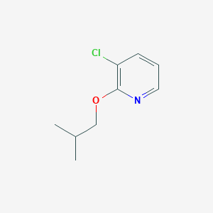molecular formula C9H12ClNO B7892667 3-Chloro-2-isobutoxypyridine 