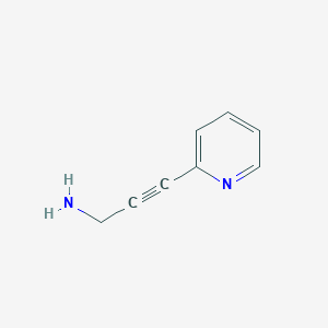 molecular formula C8H8N2 B7892731 3-(Pyridin-2-yl)prop-2-yn-1-amine 