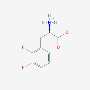 molecular formula C9H9F2NO2 B7892759 (2R)-2-azaniumyl-3-(2,3-difluorophenyl)propanoate 