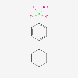 Potassium (4-cyclohexylphenyl)trifluoroboranuide