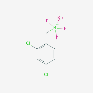 molecular formula C7H5BCl2F3K B7892832 Potassium [(2,4-dichlorophenyl)methyl]trifluoroboranuide 