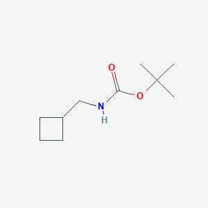 molecular formula C10H19NO2 B7892935 3-({[(Tert-butoxy)carbonyl]amino}methyl)cyclobutan 