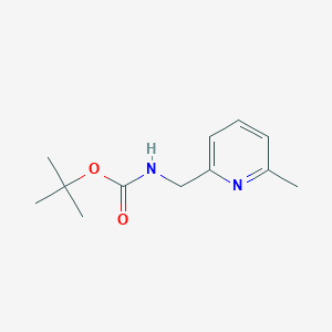molecular formula C12H18N2O2 B7892944 tert-Butyl ((6-methylpyridin-2-yl)methyl)carbamate 