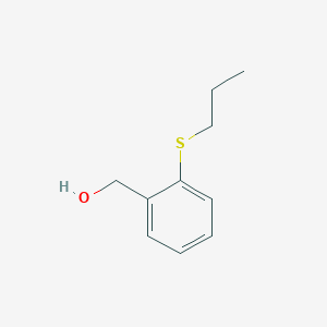molecular formula C10H14OS B7892961 2-n-Propylthiobenzyl alcohol 
