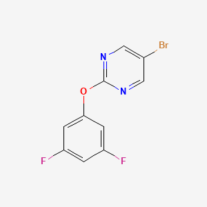 molecular formula C10H5BrF2N2O B7892986 5-Bromo-2-(3,5-difluorophenoxy)pyrimidine 
