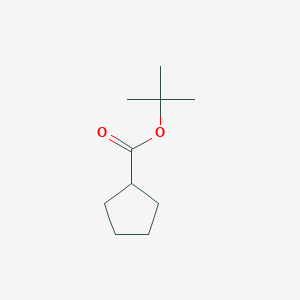 molecular formula C10H18O2 B7893003 环戊烷甲酸叔丁酯 