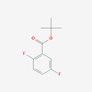 molecular formula C11H12F2O2 B7893017 Tert-butyl 2,5-difluorobenzoate 