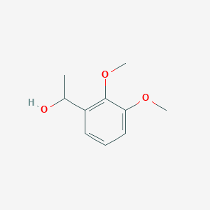 molecular formula C10H14O3 B7893033 alpha-Methyl-2,3-dimethoxybenzyl Alcohol CAS No. 6848-73-3