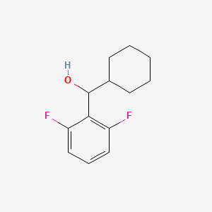 molecular formula C13H16F2O B7893037 Cyclohexyl (2,6-difluorophenyl)methanol 