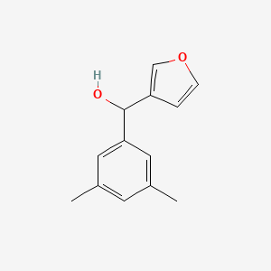 molecular formula C13H14O2 B7893057 (3,5-Dimethylphenyl)(furan-3-yl)methanol 
