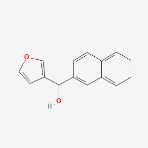 molecular formula C15H12O2 B7893065 Furan-3-yl(naphthalen-2-yl)methanol 