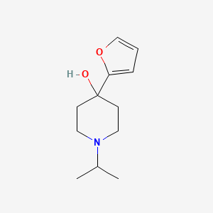 4-(Furan-2-yl)-1-isopropylpiperidin-4-ol