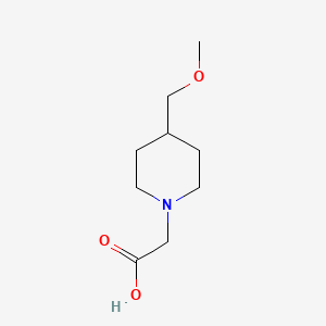 molecular formula C9H17NO3 B7893167 (4-Methoxymethyl-piperidin-1-yl)-acetic acid 