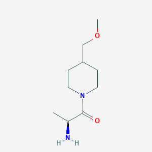 molecular formula C10H20N2O2 B7893170 (S)-2-Amino-1-(4-methoxymethyl-piperidin-1-yl)-propan-1-one 