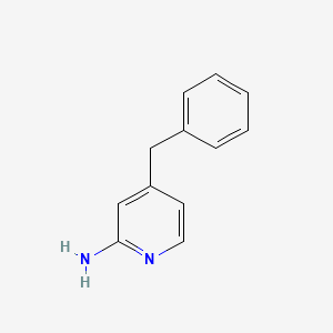 molecular formula C12H12N2 B7893278 4-Benzylpyridin-2-amine CAS No. 91391-85-4