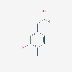 2-(3-Fluoro-4-methylphenyl)acetaldehyde