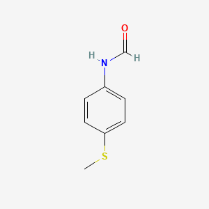 molecular formula C8H9NOS B7893306 N-[4-(甲硫基)苯基]甲酰胺 