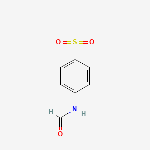 molecular formula C8H9NO3S B7893314 N-(4-methylsulfonylphenyl)formamide 