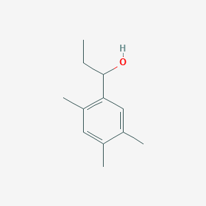 molecular formula C12H18O B7893325 1-(2,4,5-Trimethylphenyl)-1-propanol 