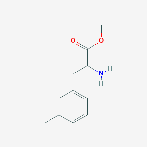 molecular formula C11H15NO2 B7893369 Methyl 2-amino-3-(m-tolyl)propanoate 