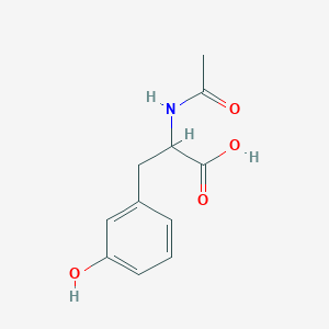 molecular formula C11H13NO4 B7893382 2-乙酰氨基-3-(3-羟苯基)丙酸 