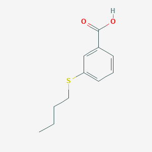 molecular formula C11H14O2S B7893426 3-(n-Butylthio)benzoic acid 