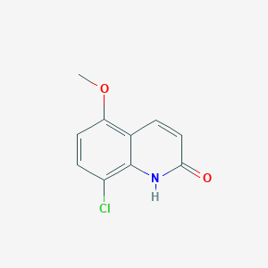 molecular formula C10H8ClNO2 B7893524 8-Chloro-5-methoxyquinolin-2(1H)-one 