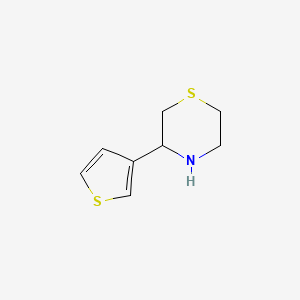 3-(Thiophen-3-yl)thiomorpholine