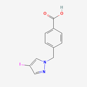 4-((4-Iodo-1H-pyrazol-1-yl)methyl)benzoic acid