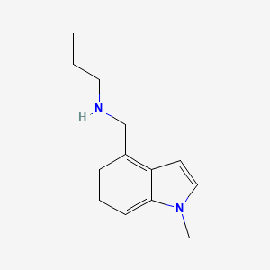 molecular formula C13H18N2 B7893647 (1-Methyl-1H-indol-4-ylmethyl)-propylamine 