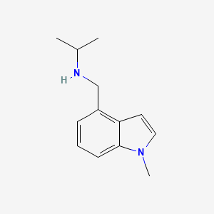 molecular formula C13H18N2 B7893656 [(1-Methyl-1H-indol-4-yl)methyl](propan-2-yl)amine 
