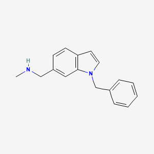 molecular formula C17H18N2 B7893665 [(1-Benzyl-1H-indol-6-yl)methyl](methyl)amine 