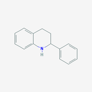 molecular formula C15H15N B7893671 2-Phenyl-1,2,3,4-tetrahydroquinoline 