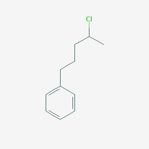 molecular formula C11H15Cl B7893687 (4-Chloropentyl)benzene 