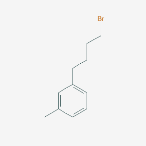 molecular formula C11H15Br B7893692 1-(4-Bromobutyl)-3-methylbenzene 